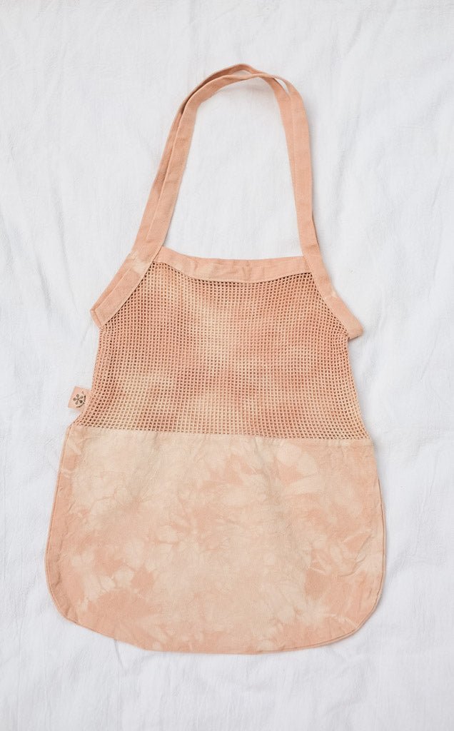 Avocado Large Market Organic Cotton Tote Scrunch Dyed - The Wild Bloomer AU