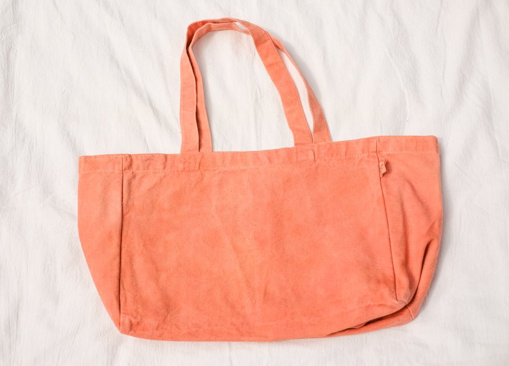 Crystal Mid-Century Pink Large Tote Organic Cotton - The Wild Bloomer AU