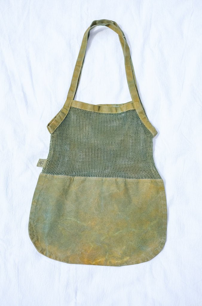 Forest Green Large Market Organic Cotton Tote - The Wild Bloomer AU